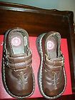 Buster Brown T Strap Mary Jane Shoes Brown Leather Toddler Girls size 