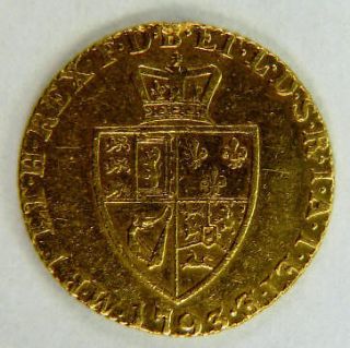 1793 George III Gold Half Guinea. Sixty Plus Coins in my  Shop.