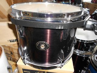 tama rock star 12x9 tom with suspension mount, brushed burgundy, new