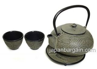 japanese cast iron teapot tea set dragonfly ts12 08e time