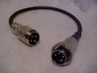 tram cb radio d201 d201a mic adapter cord 4 pin