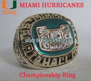 Newly listed 2005 UNIVERSITY MIAMI HURRICANES HALL OF FAME 