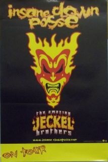Insane Clown Posse 18x27 The Amazing Jeckel Brothers Promo Poster 1999 