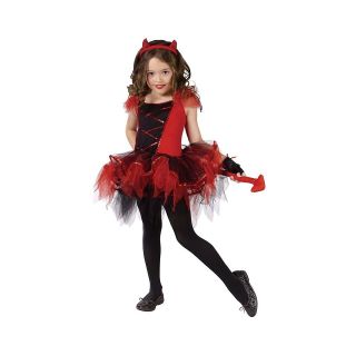 Devilina Child Preteen Tween Girls Ballerina Devil Halloween Costume
