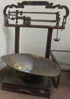 vintage antique howe scale early 1900 s time left $