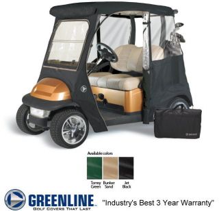 Custom Drivable 2 Person Golf Cart Enclosure Cover for Club Cars 