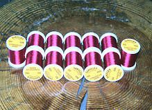12 spools danville fly tying thread 6 0 red nr