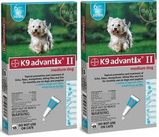 k9 advantix ii dog flea tick 11 20 lbs teal
