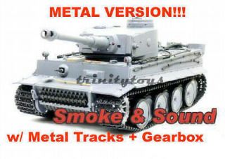 16 german tiger i rc tank super metal w smoke sound  159 