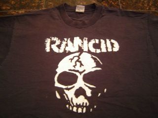   RANCID Skull T Shirt Size XL/Operation Ivy/Tim Armstrong/NOFX/Punk
