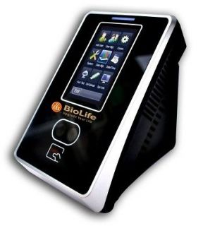 Biometric Face Recognition Time Clock   Plug n Play Internet Ready 