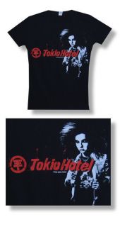 Tokio Hotel  NEW JUNIORS / BABY DOLL Side Image T Shirt  Medium  FREE 