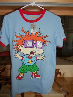 rugrats nickelodeon hot topics blue t shirt size xs time