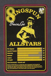 newly listed bruce lee scarce ringspun collector card from canada