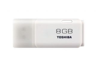 TOSHIBA USB FLASH DRIVE HAYABUSA WHITE 8GB 8G 8 G GB BRAND NEW FAST 