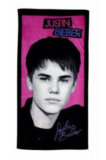 justin bieber fever printed beach towel brand new gift from