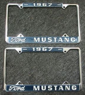 67 mustang license plate frames new fb fastback code 390