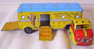 marx tinplate roy rogers horse trailer from united kingdom time