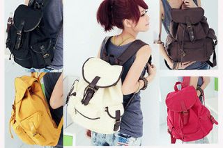 2012 New Fashion Cute Womens Bag Canvas Satchel Girls Backpack 