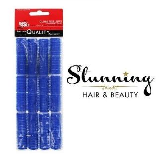 12 x 15mm Velcro Rollers, Blue   By Hair Tools, Cling Roller