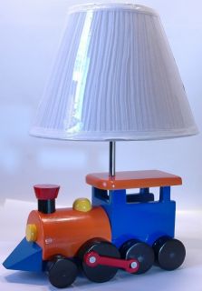 Childrens Train Lamp   Great for any Kids Room or in the Babys 