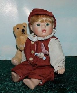 Best Friends Boy In Red ~ Gorgeous Porcelain Doll from Knightsbridge 