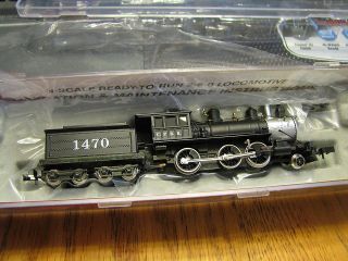 Roundhouse N #8058 RTR 2 6 0 Mogul Steam Locomotive Central Pacific
