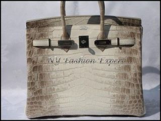 truly royal himalayan 35cm crocodile hermes birkin bag