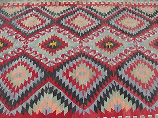 turkish handwoven kilim rug natural wool 72 x 100 from