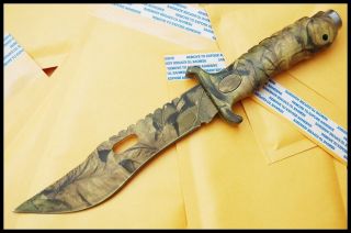 Newly listed 11 Survival TACTICAL combat outdoor curved KNIFE 