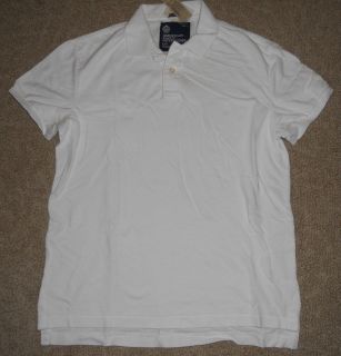 NWT Mens AMERICAN EAGLE Athletic Fit Uniform Polo Shirt White