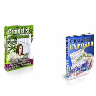   from CRAIGSLIST Profits UNLEASHED 2 Books 52 pgs on CD ROM + RESELL