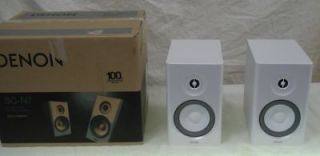 Newly listed Denon SC N7 Speakers   White   in Box   Pair Speakers