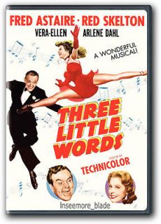Three Little Words DVD New Fred Astaire, Vera Ellen, Red Skelton