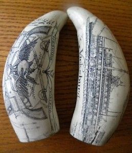 scrimshaw whale tooth resin replica vicksburg time left $ 26