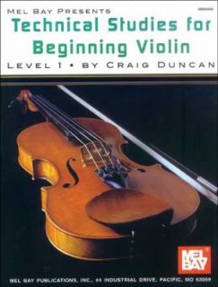 Technical Studies for Beginning Violin Lesson 1 by Craig Duncan 1991 