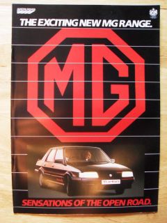 MG Metro 1300, Turbo, Maestro 2.0 EFi, Montego EFi & Turbo prestige 