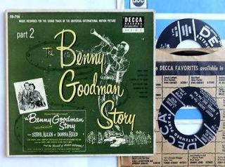 Various Jazz Artists   The Benny Goodman Story Part 2 EP 7 45   Decca 