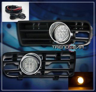   03 04 VW JETTA BORA MK4 BUMPER DRIVING LED FOG LIGHT LAMP+SWITCH KIT