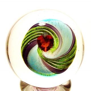 Marbles Hand Made Art Glass Alloway Dichroic Gaffers Revenge #85 2 