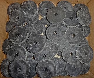 NEW Black Rubber Washers Lot of 200 1/4 Thick 1/4 Hole (1.5) 1 1/2 
