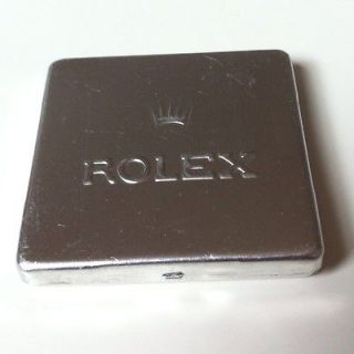   Square Rolex Service Tins For Parts Dials Hands Screws Or Spares