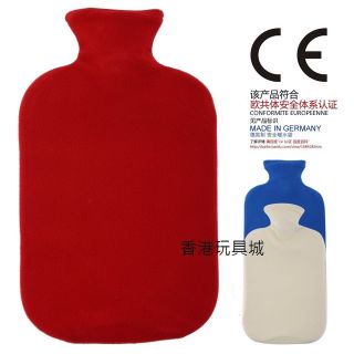 GERMANY FASHY 2.0L HOT WATER BOTTLE WITH COLOR FLEECE COVER 6530