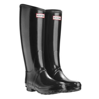 Hunter Wellington Welly Boots Regent Neoprene Black Size 4 Eu37 New 