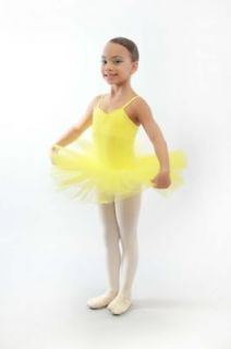 ballet tutu dance recital costume leotard dress yellow