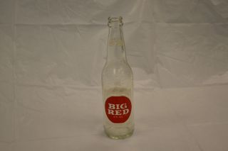 VINTAGE BIG RED BOTTLE   TRY BIG RED DELICIOUS DIFFERENT   10 FL. OZS