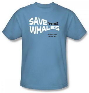 Save The Whales Collect Whole Set Blue Adult Shirt ATA850 AT