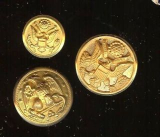 dif goldplated american eagle uniform buttons  19 00 buy 