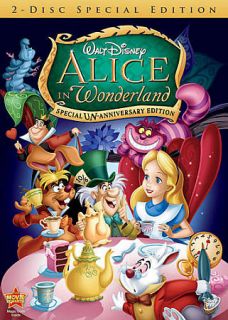 Alice in Wonderland DVD, 2010, Un Anniversary Special Edition