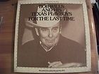 BOB WILLS AND HIS TEXAS PLAYBOYS FOR THE LAST TIME 2 LP SET WITH 
